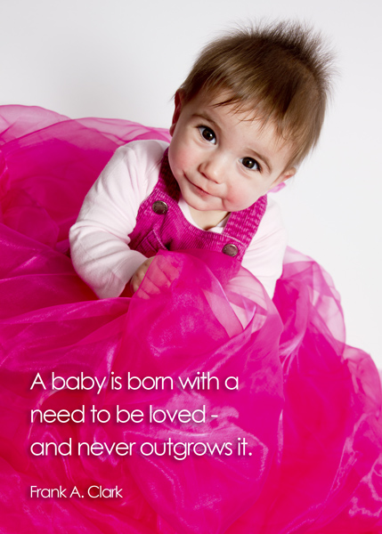 baby photo quote