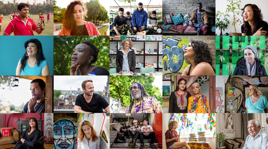 Generation Share - a collage of global changemakers from the book